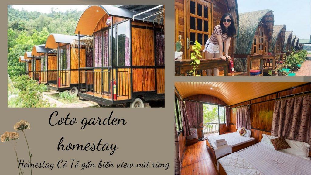 Homestay Coto Gardens - Hành trình vượt thời gian cùng đoàn tàu độc lạ nhất Cô Tô